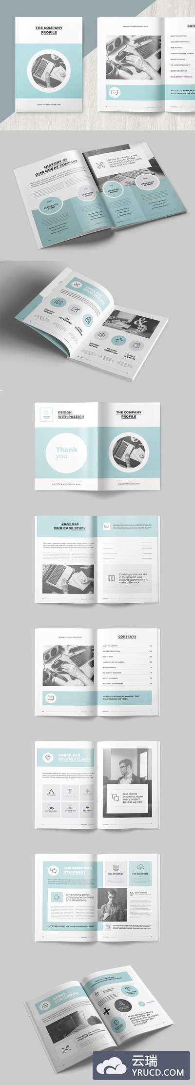 公司简介/提案/报告/企业文化宣传册设计
