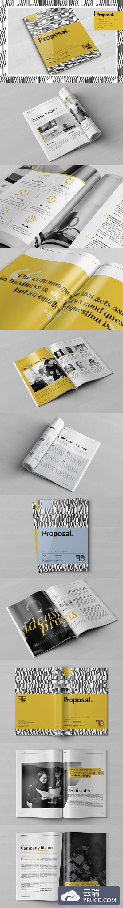 创意画册模板 Creative Brochure (Proposal)