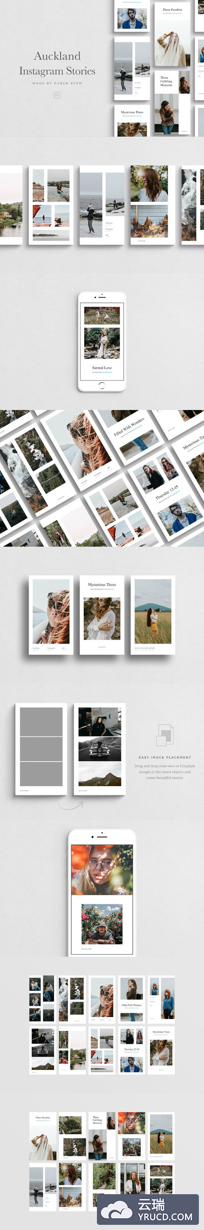 广告图片模板 Auckland Instagram Stories
