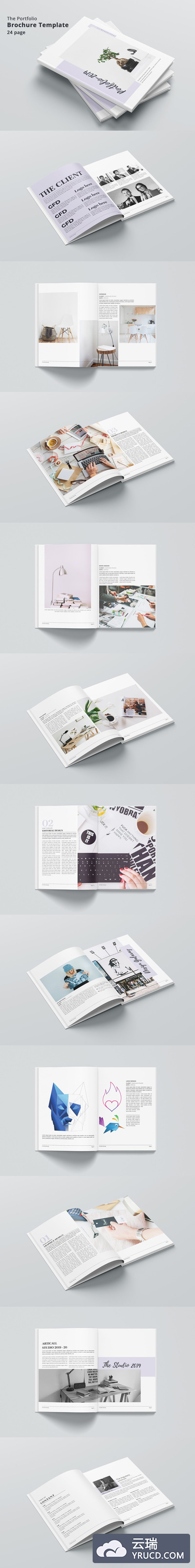 产品目录/室内设计图册设计模板