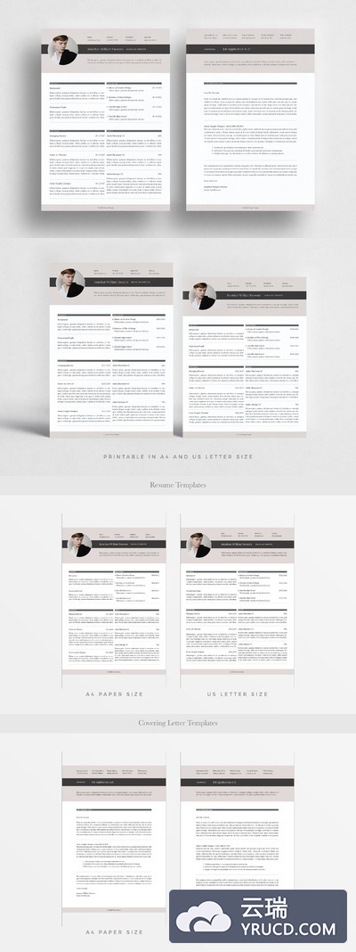 相关简历封面模板 Hong Kong Resume & Covering Letter