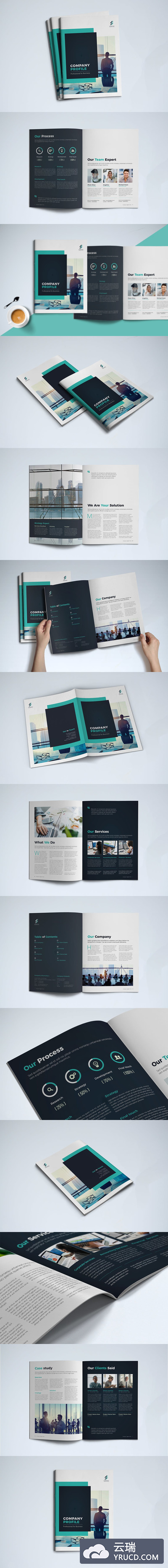 简约时尚多用途的高品质公司简介企业画册宣传册杂志 企业画册设计 公司宣传画册模板 企业产品宣传册设计 设计模板