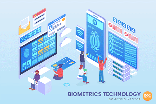 时尚高端简约流行风格的3D立体2.5D等轴等距banner着陆页插画设计模板集合