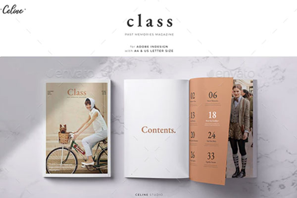 回忆杂志/时尚服饰图册模板