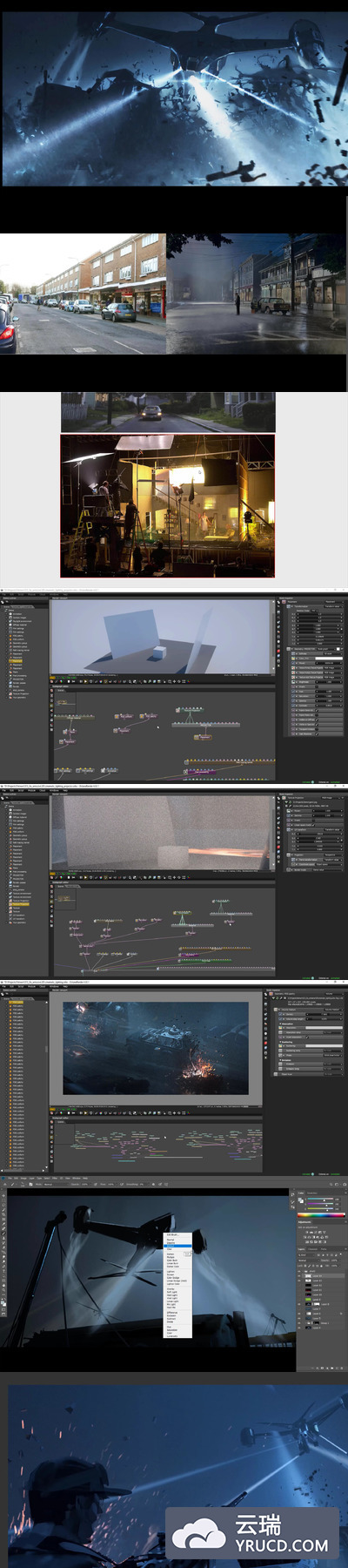 OctanceRender 如何使用纹理创建电影照明教程