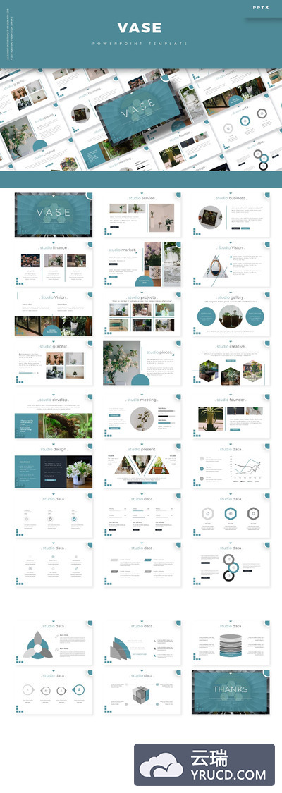文艺多功能大图与大数据展示PPT模板 精美ppt模板 ppt简洁模板 下载ppt模板[PPTX]