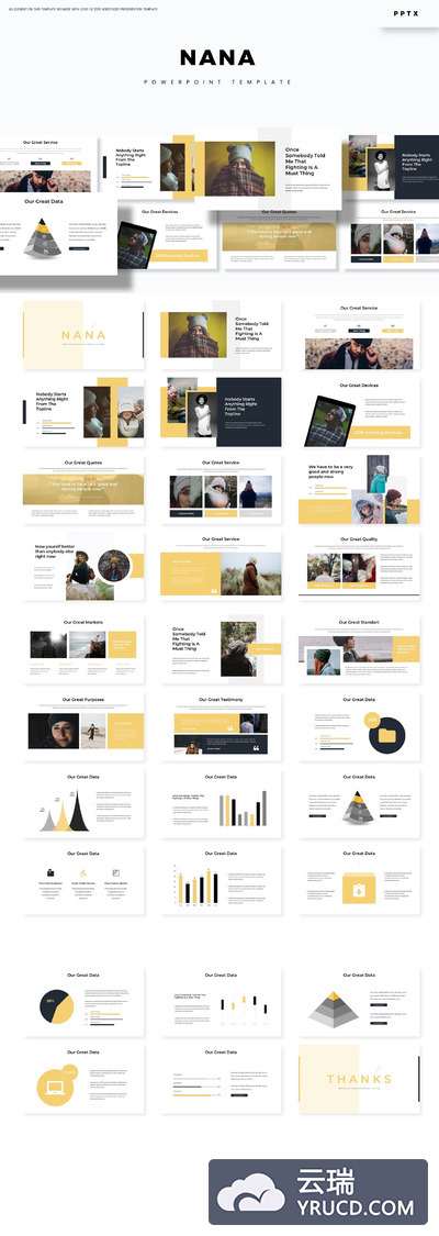 时尚大图PPT模板下载 精美ppt模板 ppt简洁模板 下载ppt模板[PPTX]