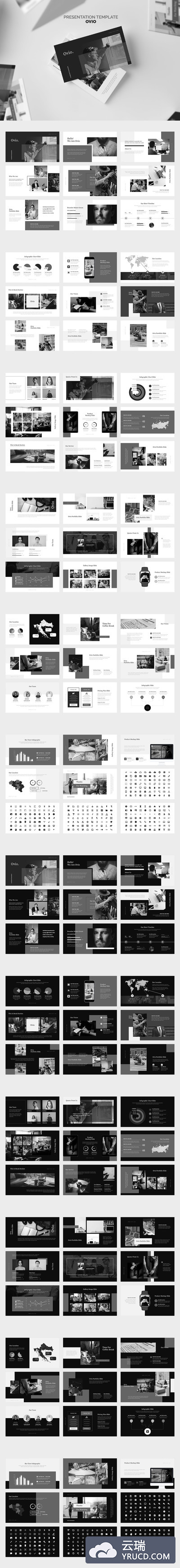 设计师必备的高端时尚的keynote模板下载 精美ppt模板 ppt简洁模板 下载ppt模板[key]