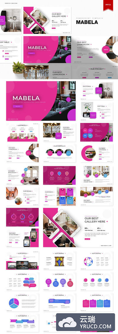 时尚居家PPT模板下载 精美ppt模板 ppt简洁模板 下载ppt模板[PPTX]