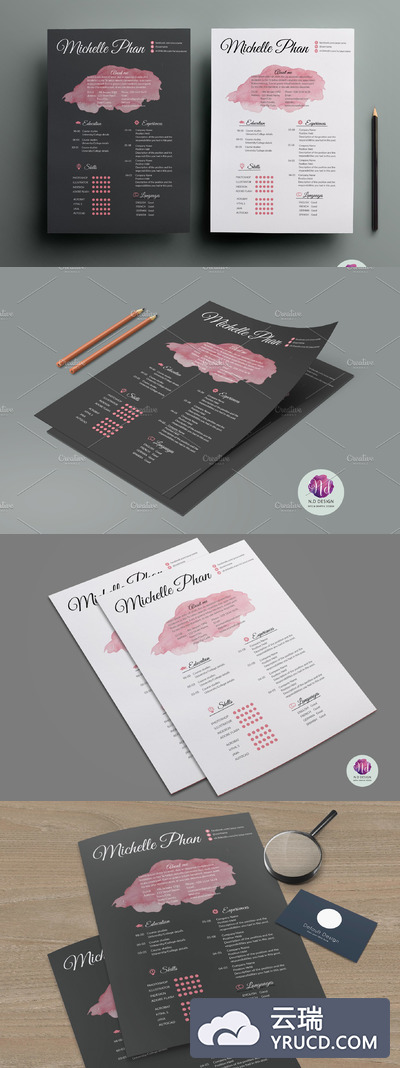 专业个性简历模板下载 Resume template