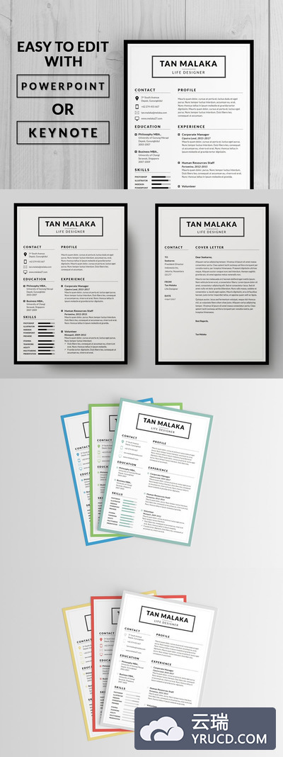 专业简历模板下载 Easy Resume