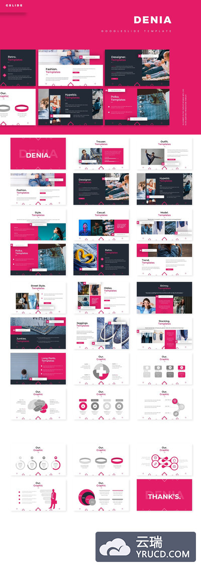 时尚高端靓丽配色的高品质Google Slides谷歌幻灯片演示模板（pptx）幻灯片模板下载ppt模板免费下载工作报告ppt模板