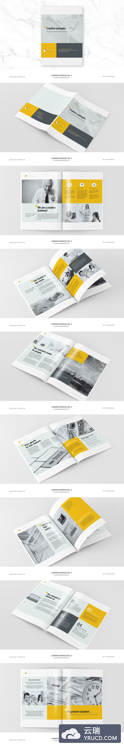 企业画册模板 Company Profile Vol. 3