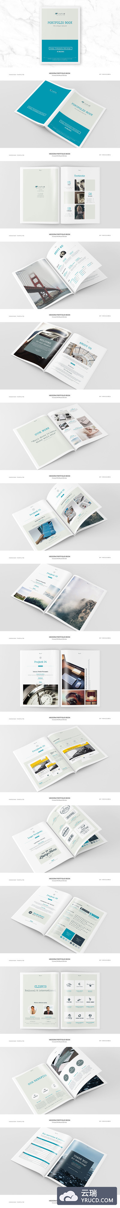 现代画册模板 Modern Portfolio Book