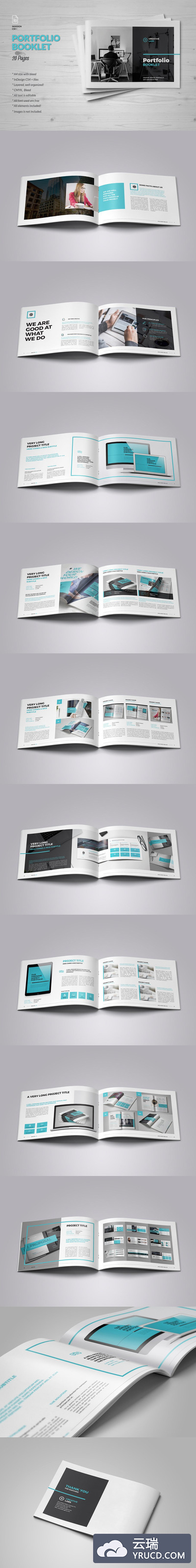 产品画册模板 Portfolio Booklet