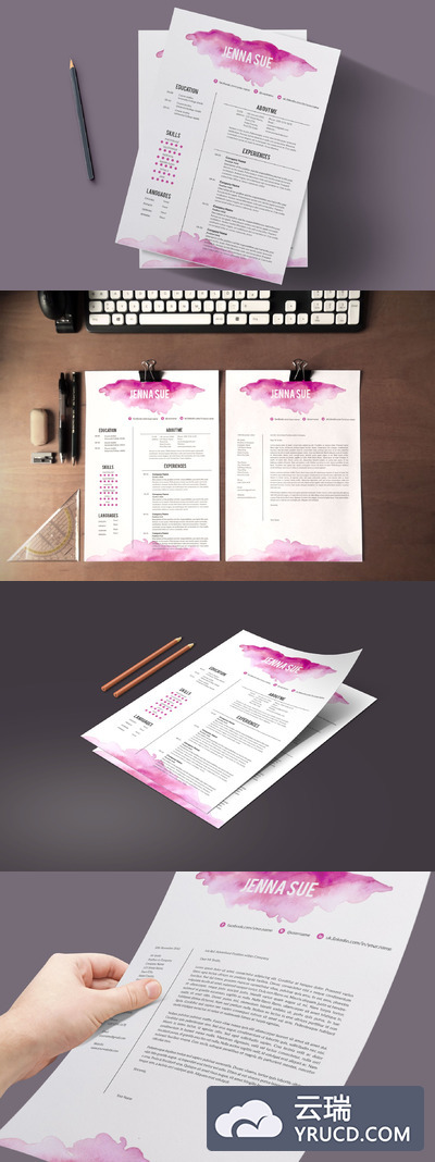 创意简历模板 Creative resume template