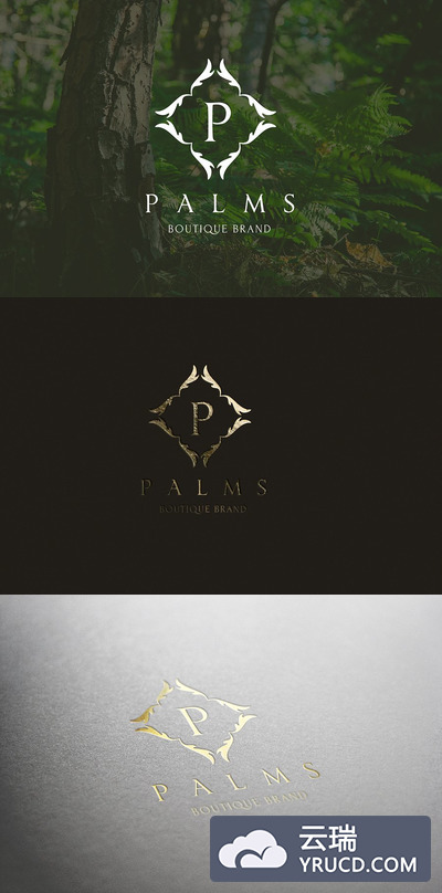 logo素材模板 Palms Brand