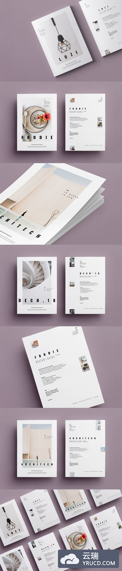 免费高端广告传单海报模板下载[indd]