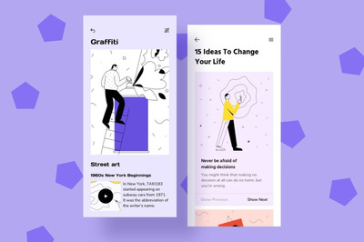 插画 | 矢量紫色扁平化风格多用途产品移动手机界面欢迎页插图着陆页登录页面设计