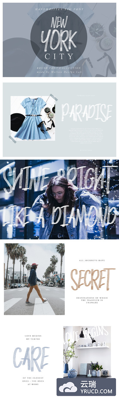 纽约字体设计 New York SVG Font