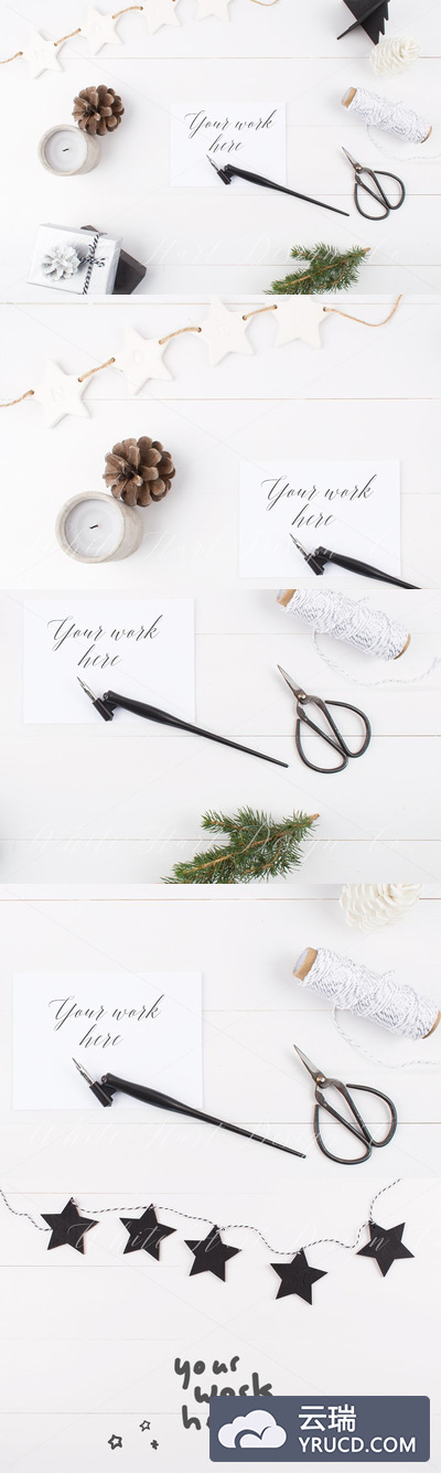 圣诞节样机模型 Christmas styled stock photo + BONUS