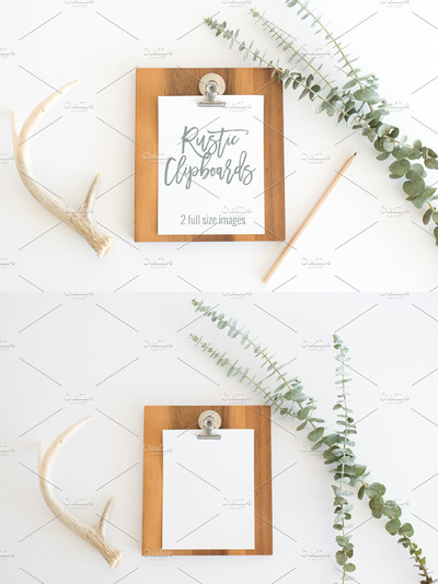图片样机模型 Stock Photos | Rustic Clipboard