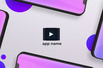手机App推广演示视频AE模板