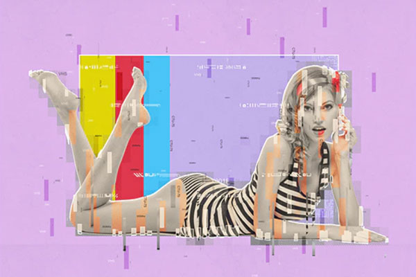 复古风格现代艺术海报效果ps动作下载