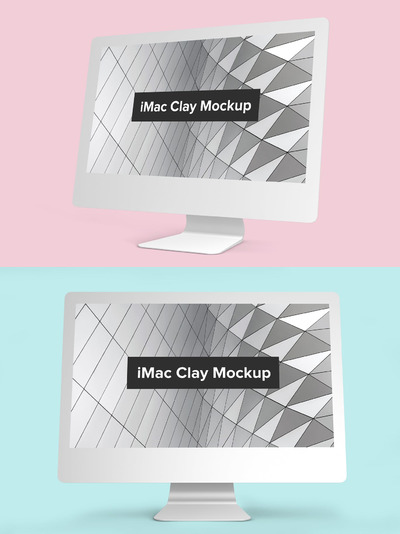 Mockups | 苹果一体机电脑 iMac Pro 5K 智能对象样机下载