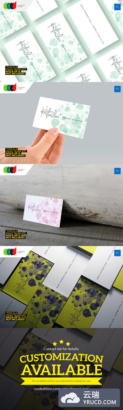 个性商业名片模板 Business Card 32