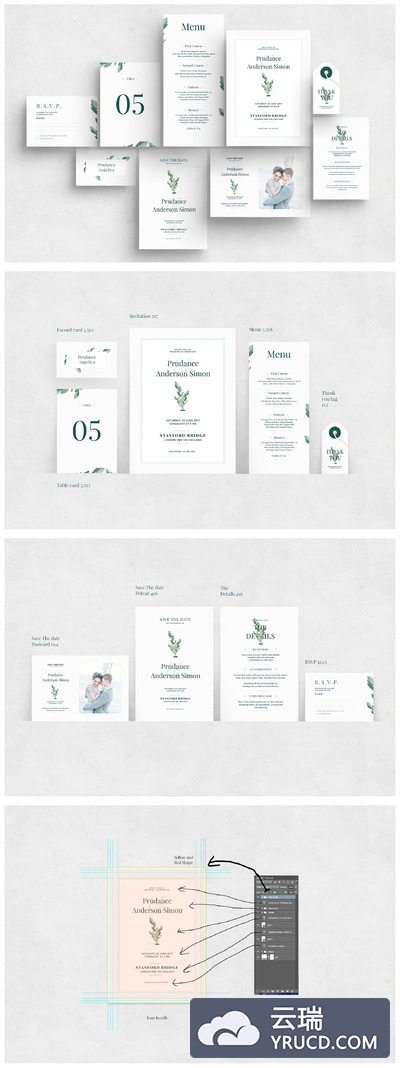 婚礼邀请函元素 Wedding Invitation