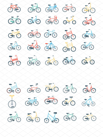 自行车图标下载 40 Bicycle Icon