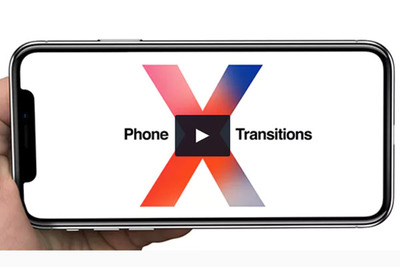 iPhoneX过渡转场特效视频AE模板