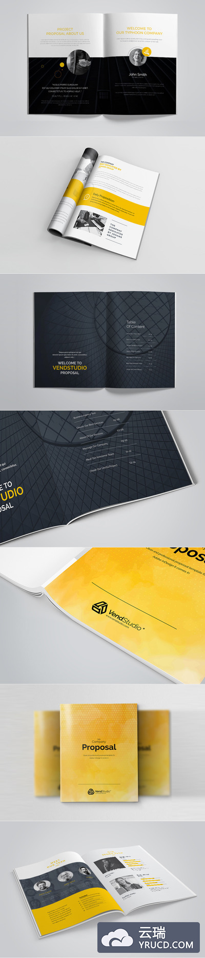 企业项目提案企业宣传册设计