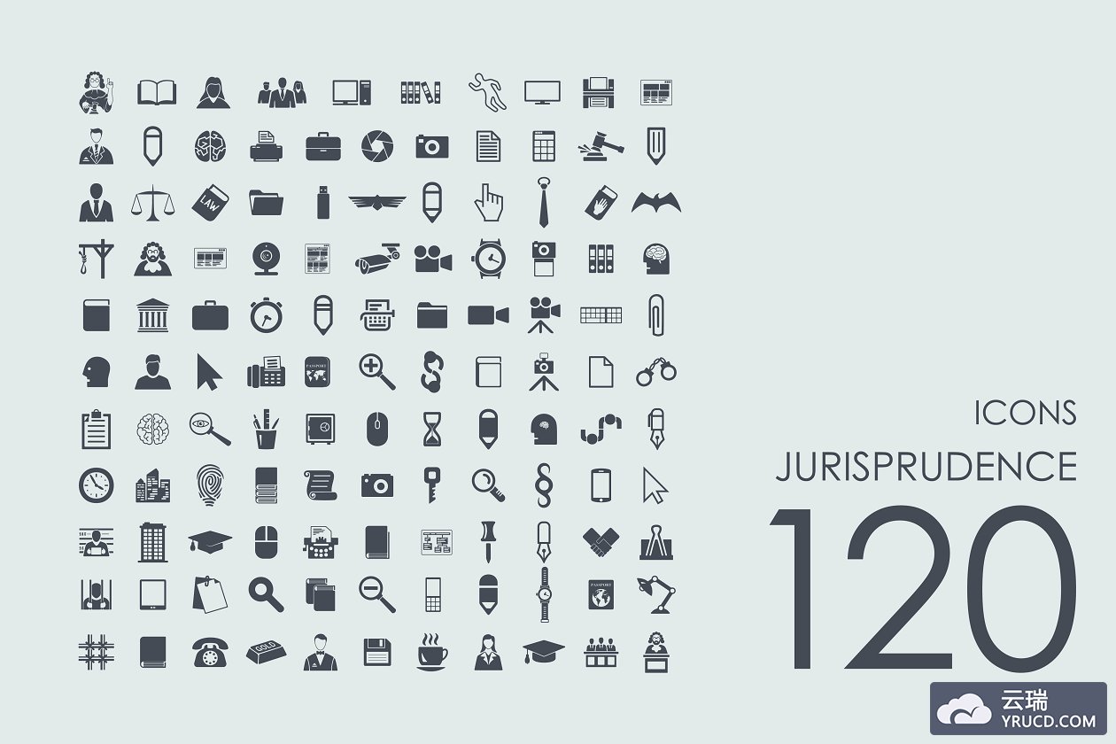 法学图标素材 120 jurisprudence icons