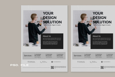 时尚高端简约多用途的高品质海报设计模板