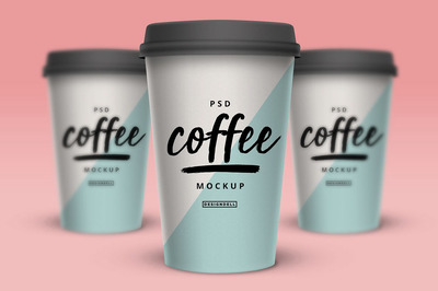 咖啡杯样机纸杯模型 Coffee Cup Mockup
