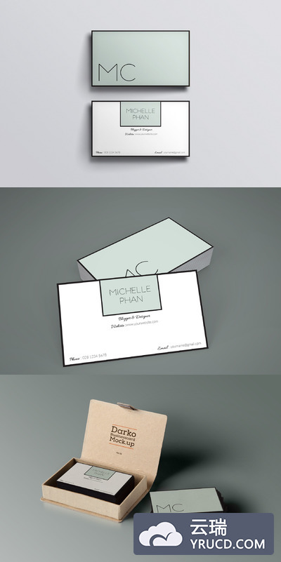 优雅的名片模板 Elegant business card template