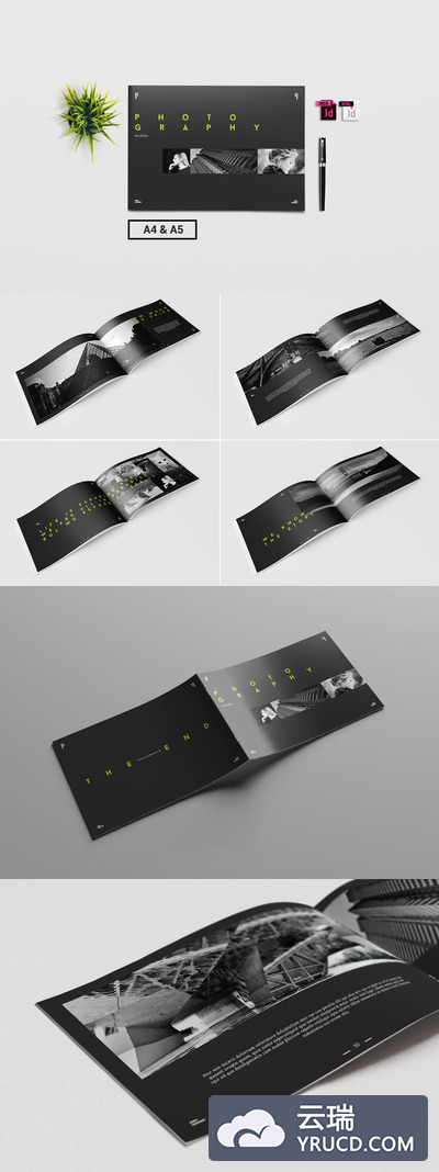 高端地产楼书品牌画册模板下载[indd]