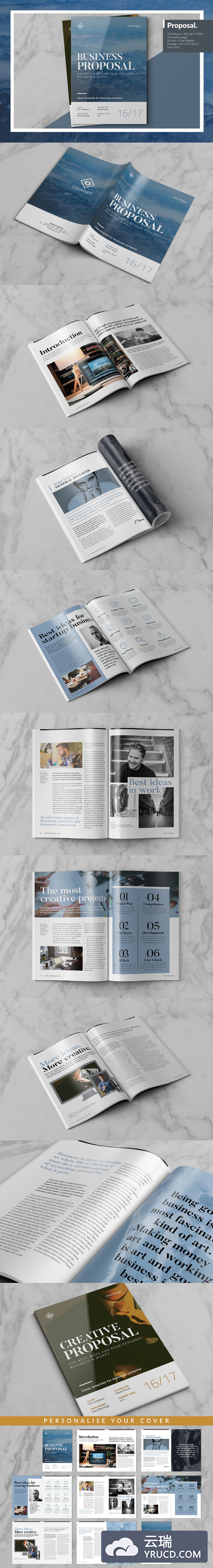 创意画册手册模板 Creative Proposal