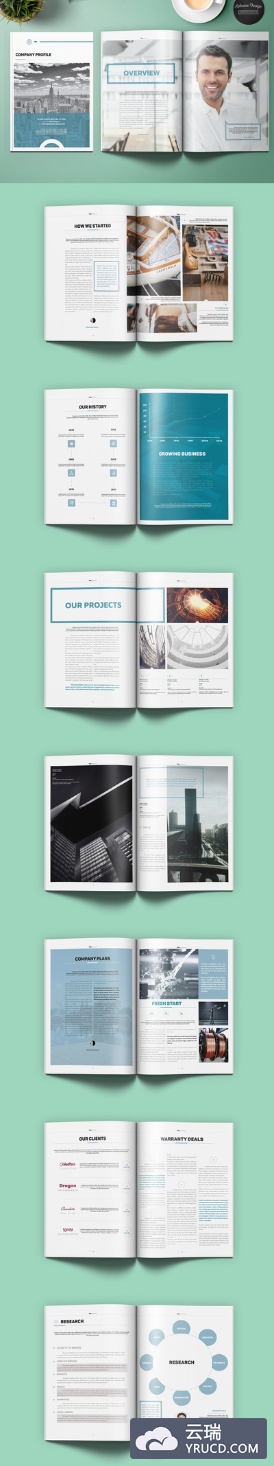 公司画册模板 Tako Company Profile