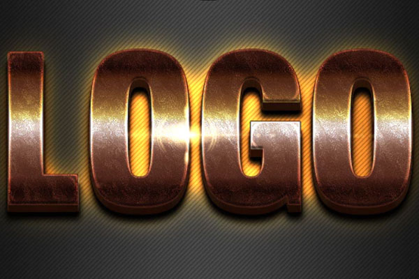 10款3D金属质感文本效果图层样式套装