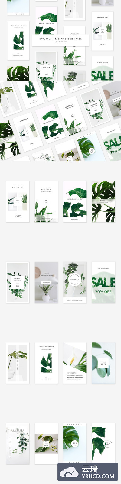 自然环保模板 Natural Instagram Stories Pack