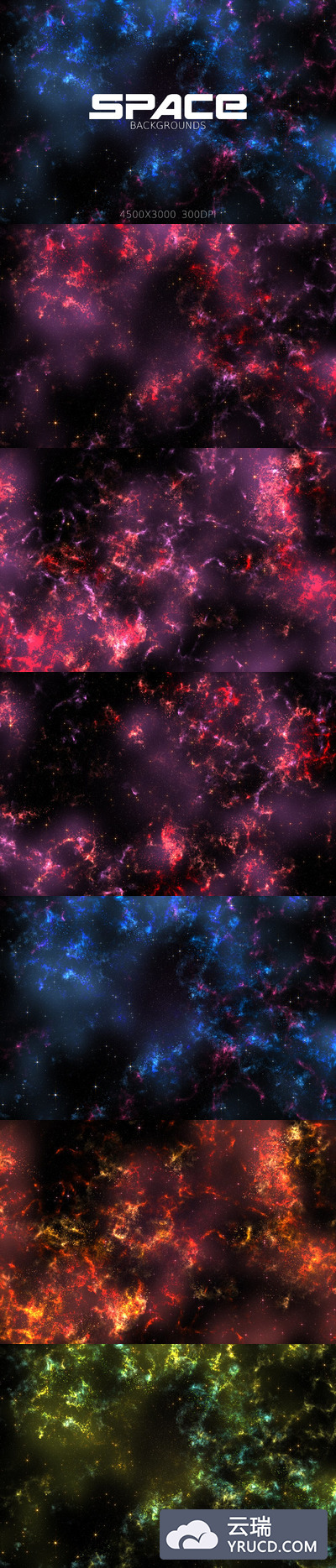 宇宙空间效果的抽象背景素材下载[jpg]