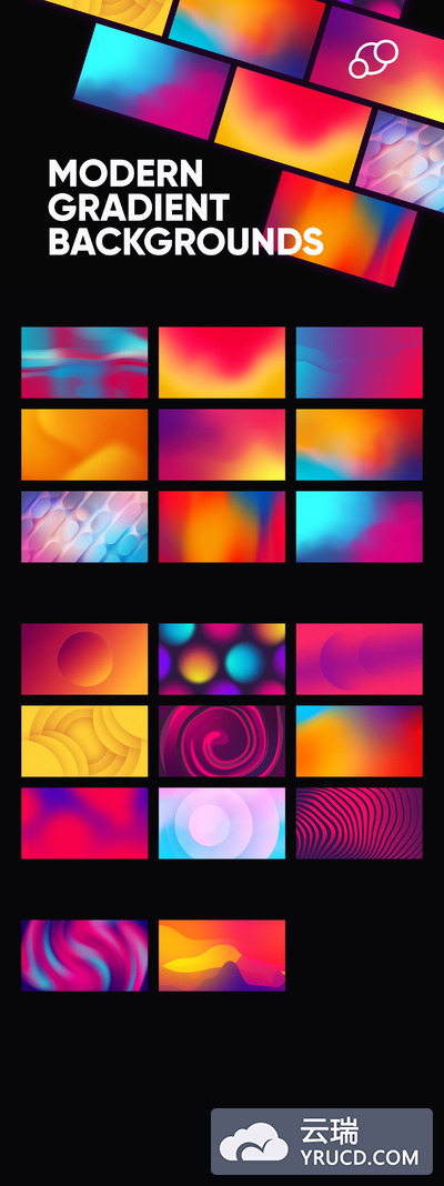 现代风格的彩色渐变背景素材下载[jpg,PSD]