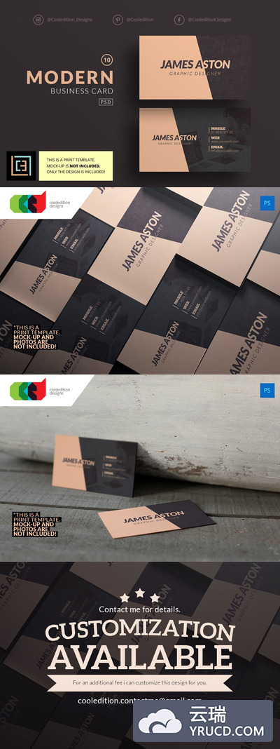 个性名片模板 Business Card 10