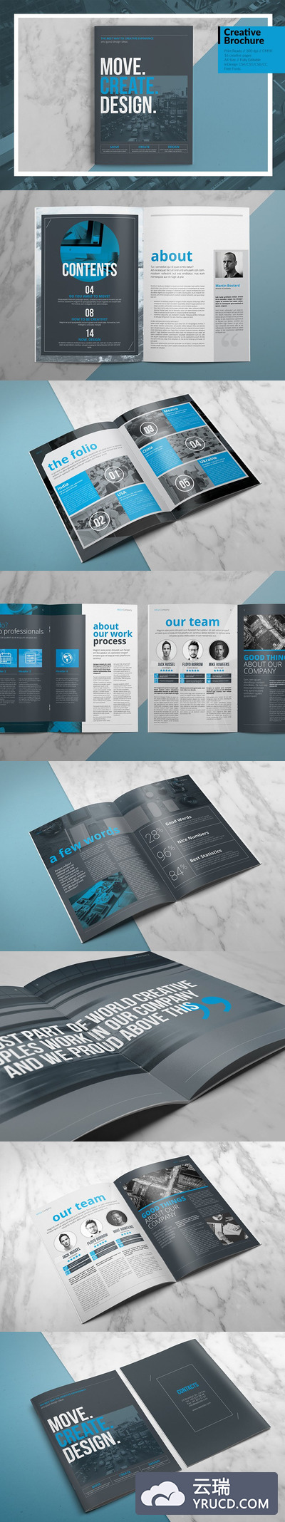 创意画册模板 Creative Brochure Vol.7