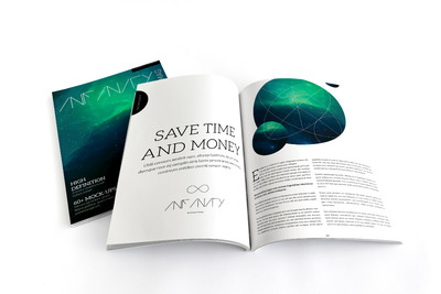A4杂志样机素材 A4 Magazine Mockup for Spread Page & Cover 01