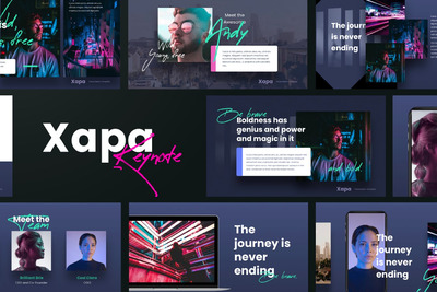 时尚绚丽高端多用途的现代keynote幻灯片powerpoint演示模板（key）