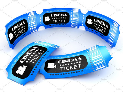 3D电影票券 3D Cinema ticket coupon.
